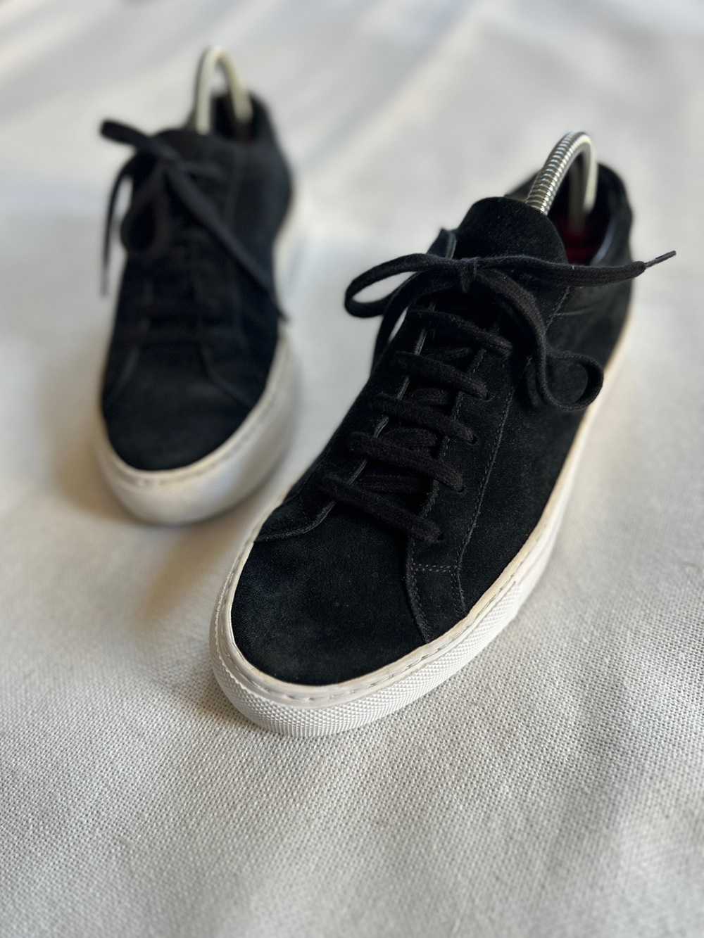 Woman by Common Projects Original Achilles Low Black Suede Sneakers | EU 36 US 6